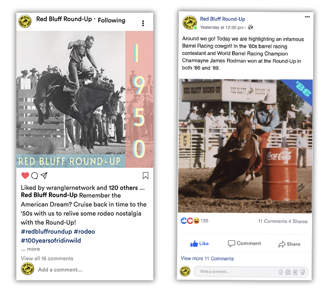 100 Years of Riding Wild example posts